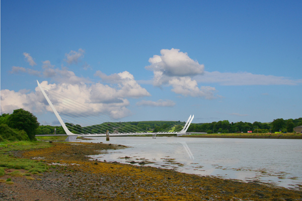An artist's impression of the Narrow Water Bridge