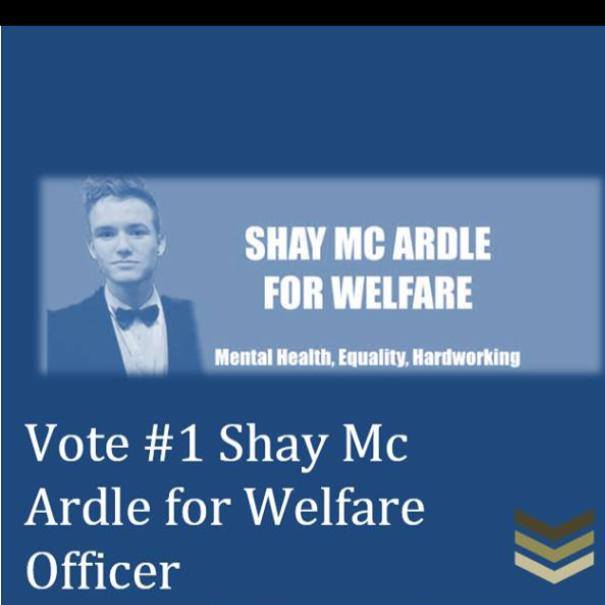 Shay McArdle's election poster