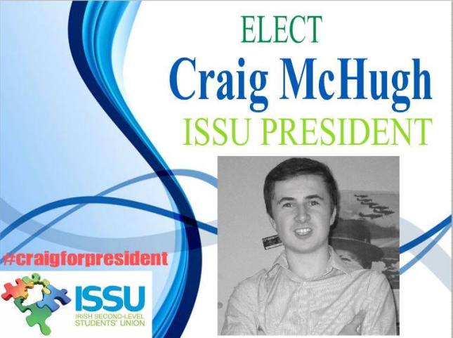 Craig McHugh's election poster