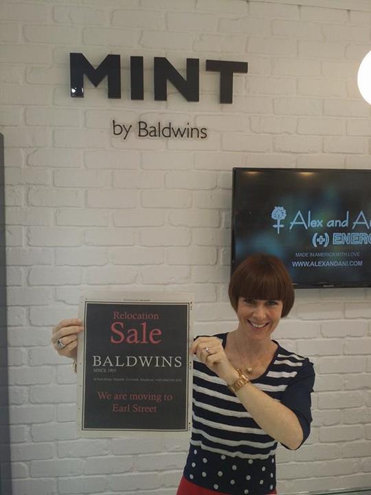 Karen McCrystal of Baldwins is looking forward to the move to Mint by Baldwins in Earl Street